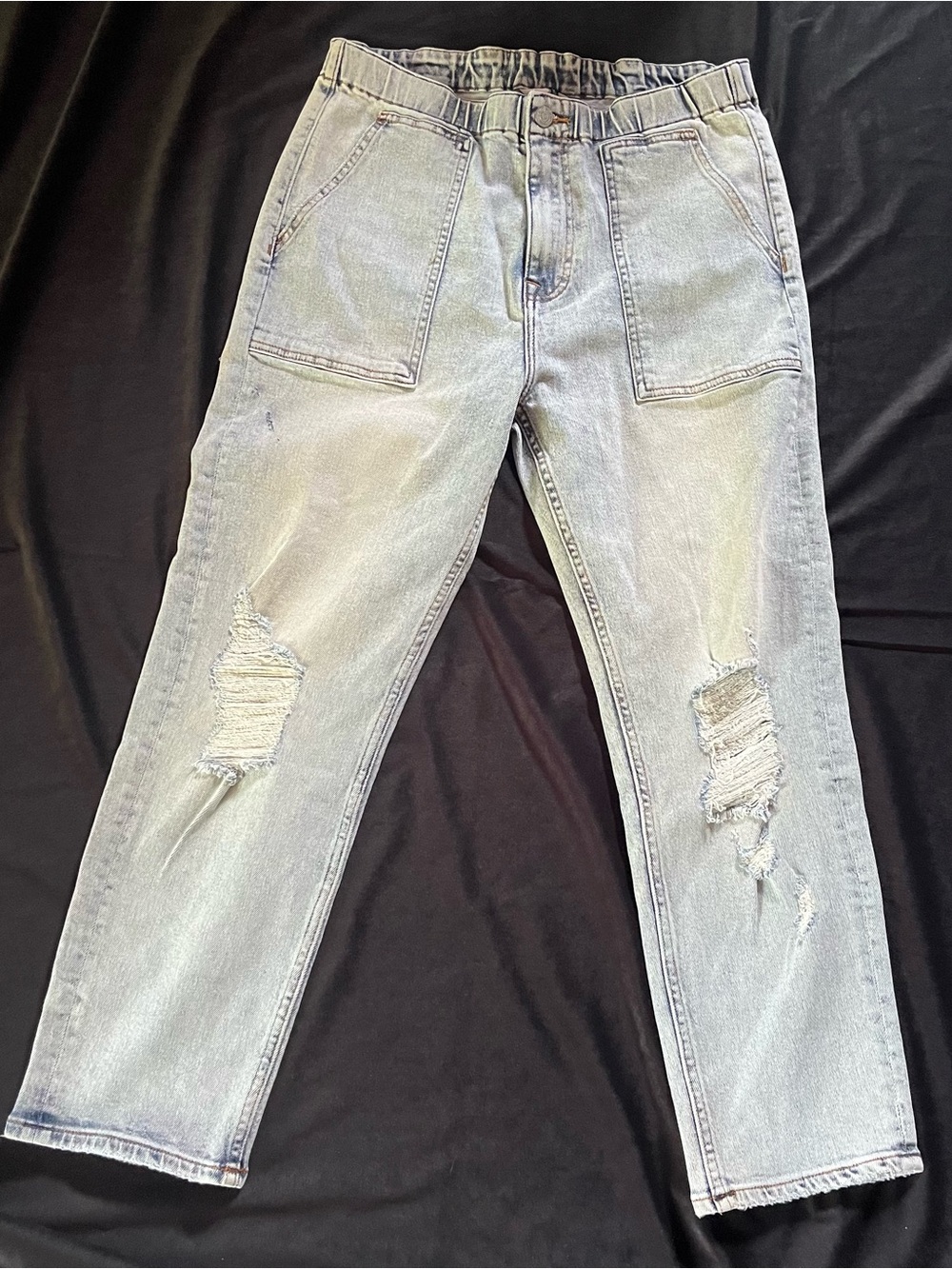 Vigoss Distressed Lola High Rise Straight Women's Jeans - NWT